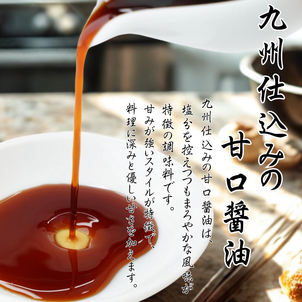 【ふるさと納税】【スピード発送】 甘露しょうゆ 1000ml 6本 醤油 調味料 九州 甘口 しょうゆ