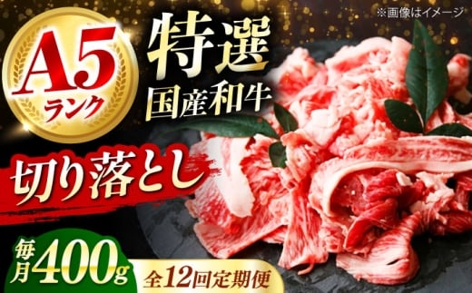【全12回定期便】国産和牛切落し 400ｇ 冷凍 肉 お肉 牛肉 和牛 黒毛和牛 国産 国産牛 牛バラ バラ肉 バラ肉 切り落とし すき焼き すきやき カレー 肉じゃが 牛丼 冷凍 肉 お肉 牛肉 和牛 黒毛和牛 国産 国産牛 牛バラ バラ肉 バラ肉 切り落とし すき焼き すきやき カレー 肉じゃが 牛丼 大阪府高槻市/株式会社ミートモリタ屋 [AOAI048]