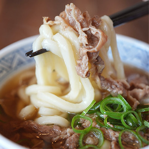 ふるさと萩の味「どんどん」の肉うどん4人前セット　｜HG000542-B