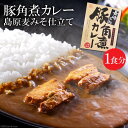 【ふるさと納税】CE037 豚角煮カレー　島原麦みそ仕立て　1食分　〜“島原麦みそ”を隠し味としてコクと深みをプラス〜