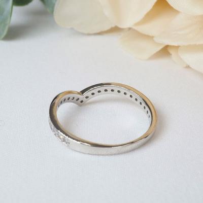 ふるさと納税 甲府市 0.30ct　Vラインダイヤモンドリング9551　PT |  | 02