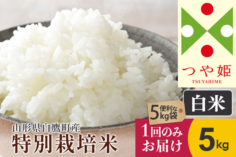 
            【令和6年産新米】〈白米〉つや姫 5kg（特別栽培米） 山形県産 しらたかのお米
          