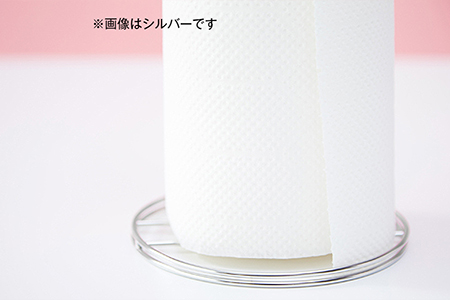 [ハナウタ] おしゃれなステンレス製キッチン用品 キッチンペーパーホルダー ローズゴールド 燕三条製 【030P004】