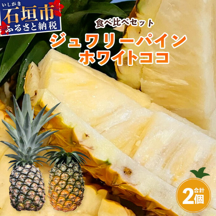 【ふるさと納税】《2025年5月～7月順次発送》[先行予約] 最高糖度20度！？ 完熟の極 石垣島産ジュワリーパインとホワイトココの食べ比べセット [マツコの知らない世界で絶賛！] | 沖縄 石垣 パイン ホワイト ジュワリー 期間限定 数量限定 テレビ 紹介 マツコ TF-20_R7