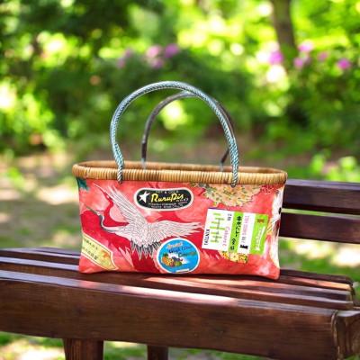 ふるさと納税 真鶴町 はいからさんの一閑張りバッグ‐オリジナル限定品