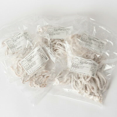 【ふるさと納税】スルメイカ下足唐揚げ宮古産100g×5パック(500g)【配送不可地域：離島】【1668733】