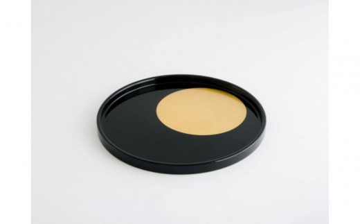 
                  ドット トレイ墨S（永遠色）雑貨 日用品 高級 アート プレゼント 贈り物 伝統 工芸品 和風 日本製 職人技 手作り シンプルモダンデザイン おしゃれ 石川 金沢 北陸 復興支援 復興応援
                