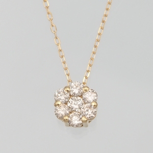 K18 0.30ct ダイヤモンド ペンダントネックレス　HH-019717 SWBT004-G