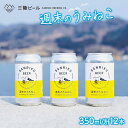 【ふるさと納税】 地ビール 週末のうみねこ 350ml 12本 お酒 ご当地ビール クラフトビール 缶ビール