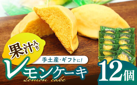 長崎レモンケーキ 12個入 / ケーキ けーき レモン れもん レモンケーキ スイーツ おやつ / 諫早市 / 株式会社梅月堂 [AHBN010]