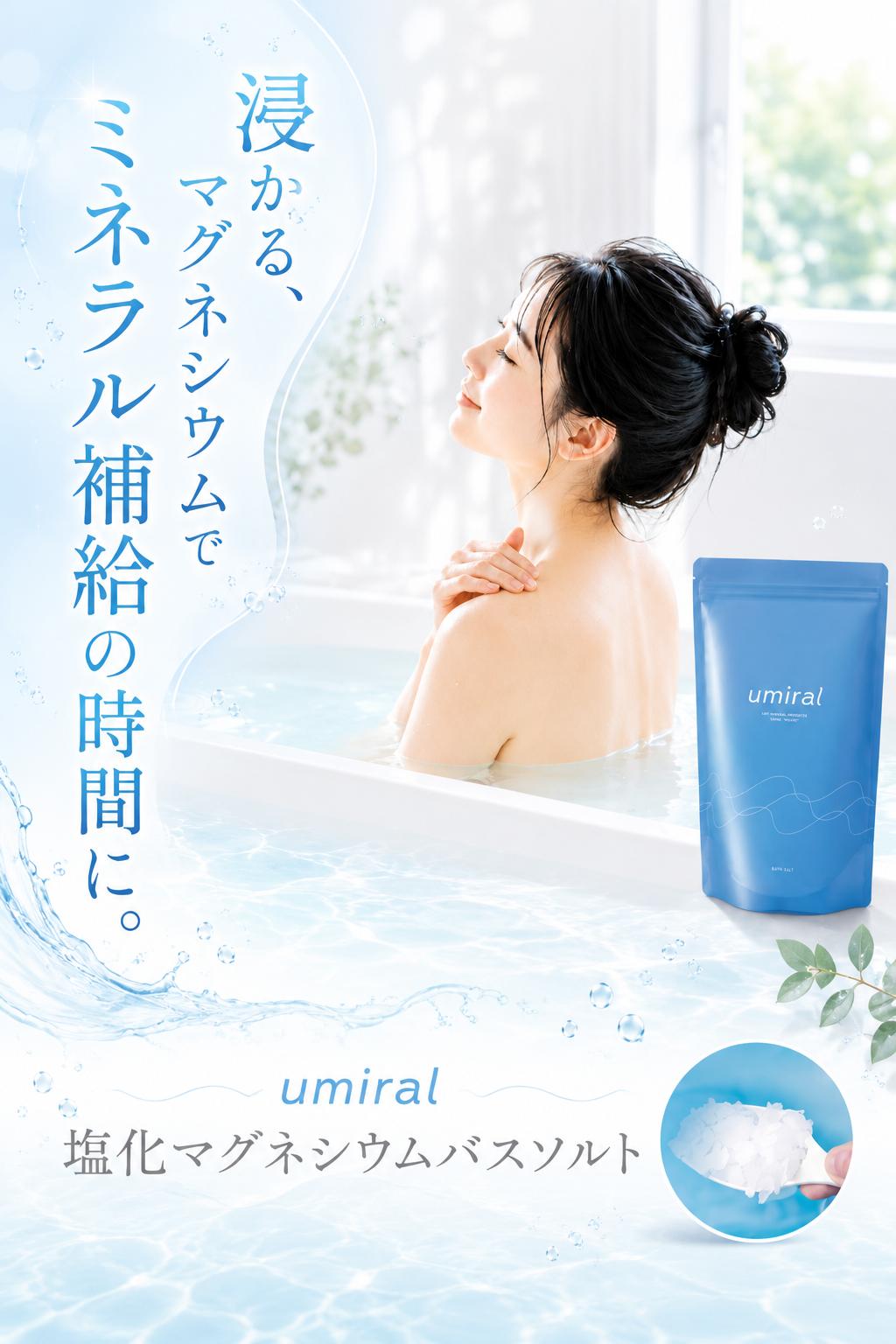 M144-0006_umiralバスソルトPEACH TEA350g