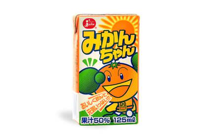 ＜ R8年熊本地震復興支援 ＞みかんちゃん 125ml×36本 計4.5L 果汁50％飲料 果汁入り飲料 ドリンク みかん 国産