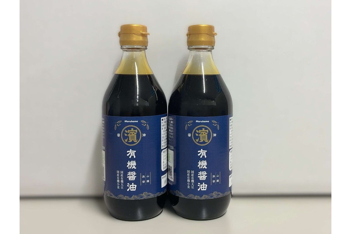 
                  国産有機醤油　500ｍｌ×２本セット 調味料 醤油 国産 オーガニック 安心 安全 【203_0001】
                