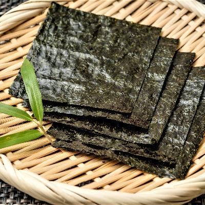 ふるさと納税 大牟田市 有明海苔 初摘み「焼き海苔」(半切り100枚×2個  計200枚) |  | 01