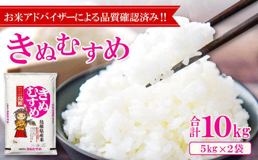 令和7年産 美郷きぬむすめ 10㎏（５㎏×2袋）【米 お米 精米 白米 ブランド米 きぬむすめ 10kg 5kg×2袋 2025年産】