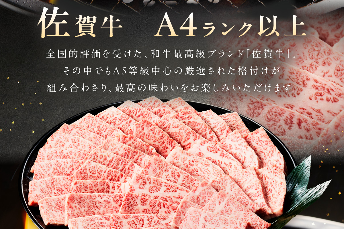佐賀牛カルビ焼肉 800g A4等級以上 203-J1635