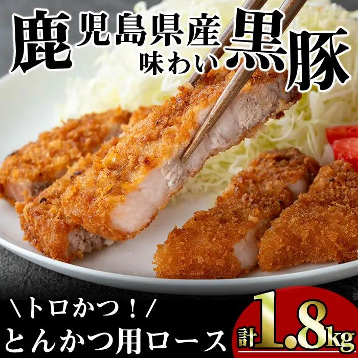かごしま 味わい 黒豚 とんかつ ロース【トロかつ】(計1.8kg・200g×9枚)【KNOT】A560