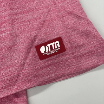 JTTA公認　卓球ユニフォーム【男女兼用(ドライ):150サイズ】ねこ　ピンク【配送不可地域：離島】【1514511】
