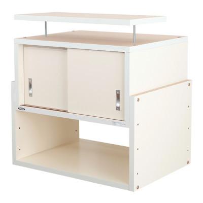 ふるさと納税 磐田市 耐震上置き　じしん作くん　幅58cm×奥行44cmタイプ(ホワイト)　58-44W