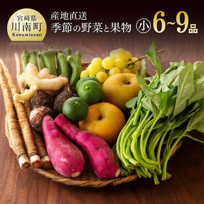 【ふるさと納税】※レビューキャンペーン※ 産直 おすず村 お楽しみ 厳選詰め合わせセット（小）宮崎県産(川南町産) 季節の旬な新鮮野菜＆果物 お取り寄せ 送料無料 G3801