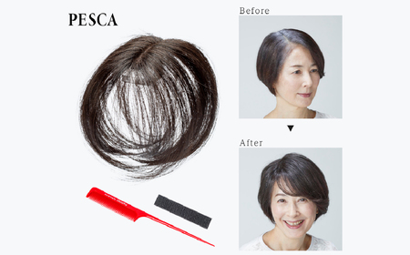 ヘアメイト チャチャ　ショートソフトブラック［ワンポイントウィッグ］ チャチャテープ1本・専用コーム付き【244001-1】
