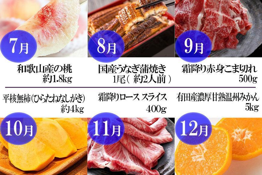 【魚鶴商店厳選！】人気の海幸山幸食べ比べ【定期便全12回】セットA【UT109】 303446_XF90001