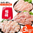 【ふるさと納税】訳あり はかた一番どり 福袋セット 計3kg 鶏肉 福袋 お取り寄せグルメ お取り寄せ 福岡 お土産 九州 福岡土産 取り寄せ グルメ 福岡県 古賀市