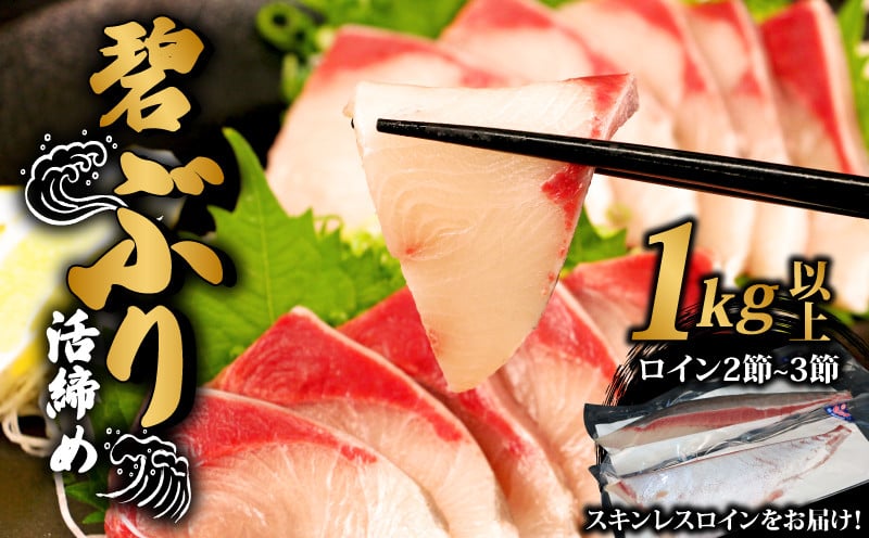 
            鰤 ぶり ブリ 碧ぶり 活締め 皮なし 2節 ~ 3節 計 1kg 以上 南予ビージョイ 冷蔵 活〆 スキンレスロイン ロイン 鰤ロイン buri 碧鰤 養殖ぶり 養殖鰤 鰤しゃぶ ぶりしゃぶ お刺身 さしみ 刺身 刺し身 たたき 漬け丼 漬丼 海鮮丼 寿司 ネタ お寿司 鍋 しゃぶしゃぶ カルパッチョ 国産 愛媛 宇和島 D018-150009
          