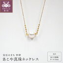 【ふるさと納税】 ペンダント ネックレス ジュエリー レディース アクセサリー K18 イエローゴールド あこや真珠 8～8.5mm珠 シンプル ジュエリーケース付 鑑別書付 保証書付 k072-019