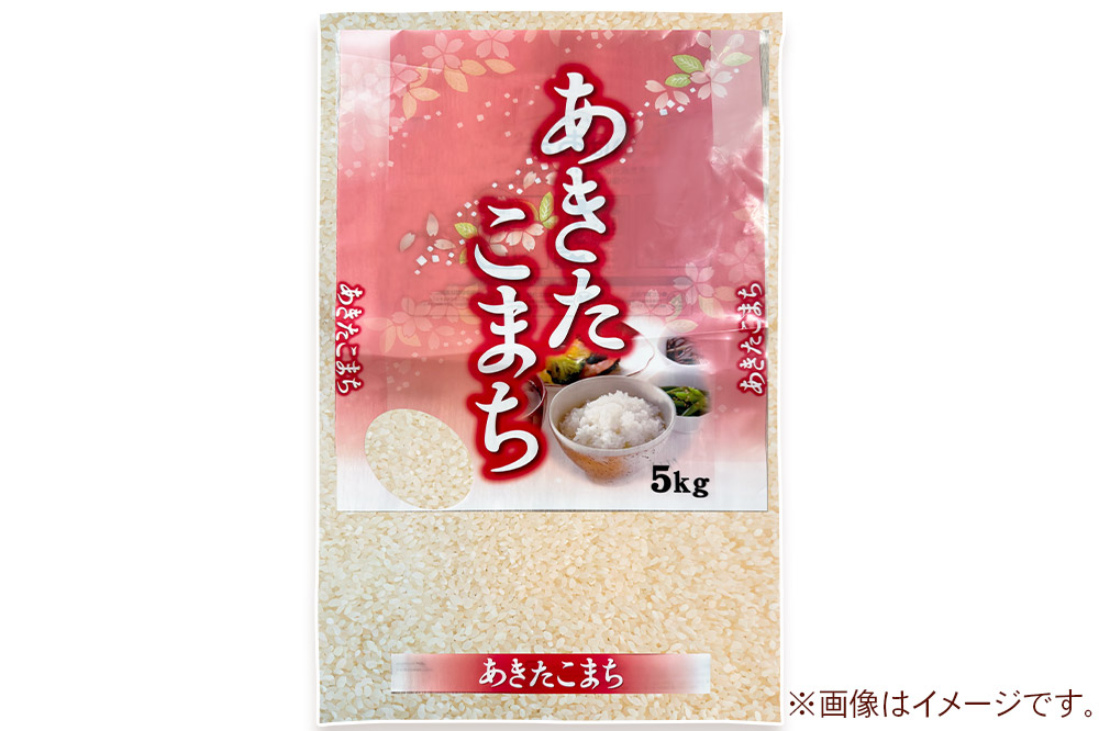 定期便4ヶ月【新米受付】令和7年産あきたこまち（精米）5kg（5kg×1袋）スズキファーム