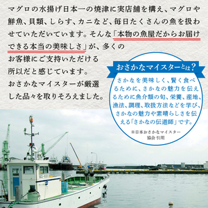 焼津港水揚げ ・南まぐろ中トロ付きセット1 (a20-239)