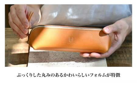 本革バゲットペンケース ルージュ(赤色)　滋賀県長浜市/株式会社ブラン・クチュール[AQAY096] ペンケース ペンケース ペンケース ペンケース ペンケース