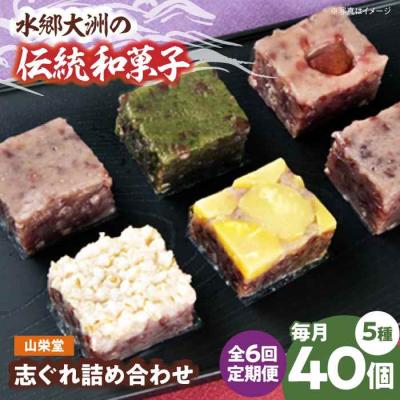 ふるさと納税 大洲市 【全6回定期便】大洲の旬を感じる!山栄堂の志ぐれ詰め合わせAセット(2箱) [AGBM054]