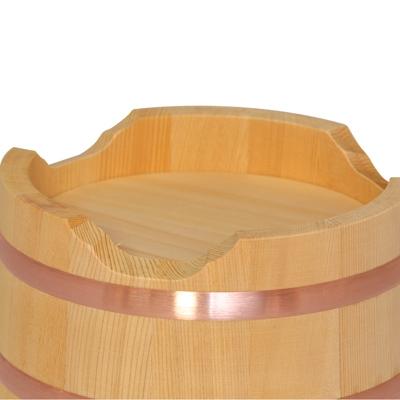 ふるさと納税 南木曽町 木曽の桶屋　江戸おひつ　18センチ(3合用) |  | 03