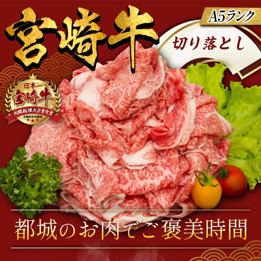 宮崎牛切り落とし(A5) 〔AC-A0-001〕_ (都城市) 牛肉 都城産宮崎牛(A5) 切り落とし 1kg(250g×4パック) 『内閣総理大臣賞』を受賞した生産者のお肉です！ ブランド牛 国産黒