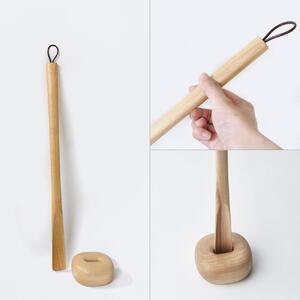 Comfy shoehorn -  short　birch/SASAKI【旭川クラフト(木製品/靴べら) 靴ベラ/ ササキ工芸