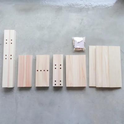 ふるさと納税 高知市 【ひのき香る工作キット】フラワーチェア【AT010】 |  | 03