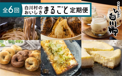 白川村のおいしさまるごと定期便 全6回 5万円 50000円 [S823]