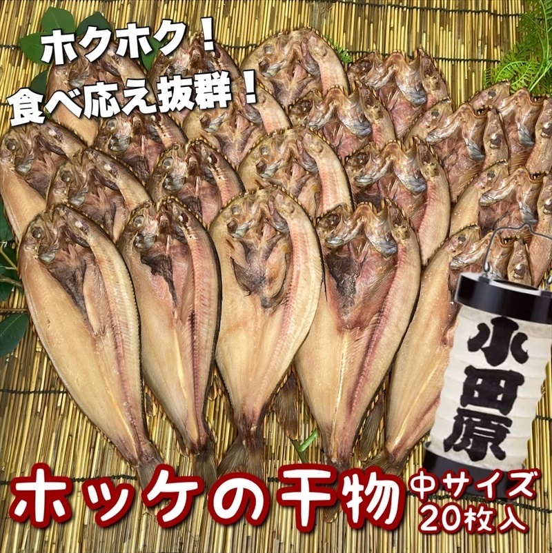 104-3125 真ほっけの干物 中サイズ 20枚セット