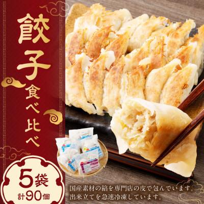 ふるさと納税 美濃加茂市 えむちゃん餃子食べ比べ5袋90個 |  | 01