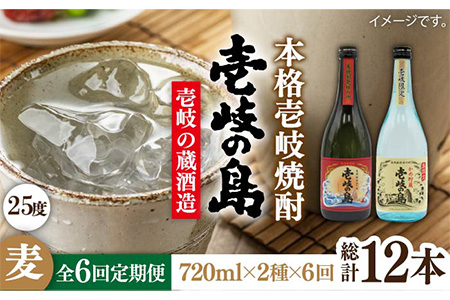 【全6回定期便】壱岐の島 25度と壱岐の島 かめ貯蔵 25度のセット [JDB223] 