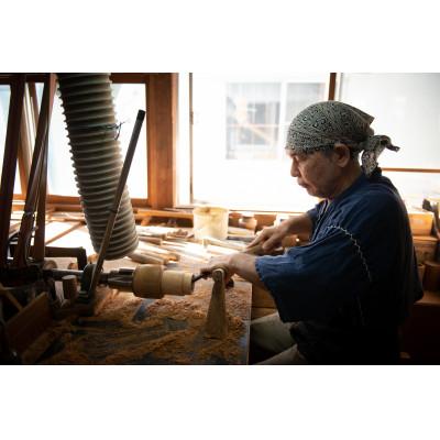 ふるさと納税 美幌町 円舘工芸舎　美しい木目の茶筒(小) |  | 03