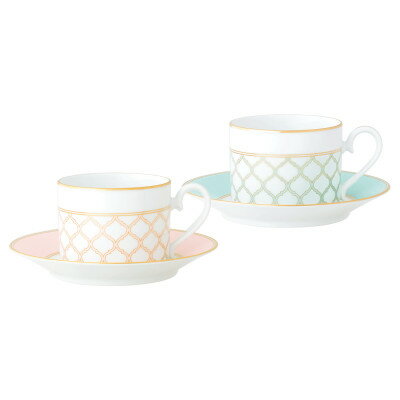 【ふるさと納税】ノリタケ【エターナルパレス】カップ&ソーサー ペア(色変り)【1645282】