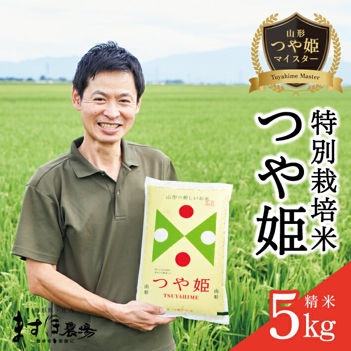 【ふるさと納税】つや姫マイスターが作った つや姫 精米 5kg 特別栽培米 令和6年産 山形県酒田産 ご希望時期頃お届け 米 精米 白米 お米 庄内米 ブランド米 ご飯 ごはん 東北 酒田市 庄内地方 庄内平野 農家直送 産地直送