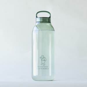 知床トコさん　ウォーターボトル　グリーン　950ml×1本　常温で水が飲める 耐熱マイボトル【配送不可地域：離島・沖縄県】【1629201】
