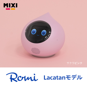 会話AIロボットRomi（Lacatanモデル）本体＋月会費12か月分＜サクラピンク＞ 【212002-2】