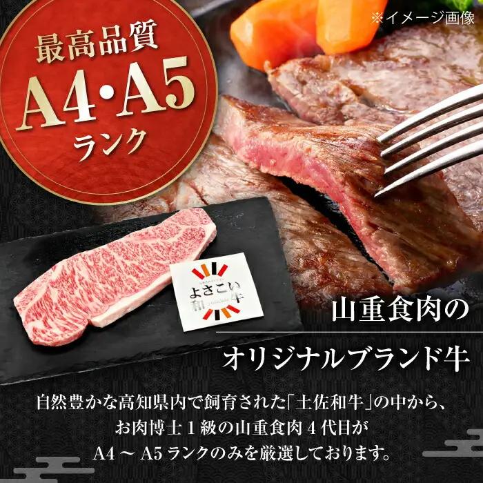 高知県産 よさこい和牛 サーロインステーキ用 約200g×2枚 牛肉 国産 サーロイン ステーキ 焼肉 【(有)山重食肉】 [ATAP012]