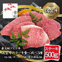 【ふるさと納税】佐賀牛ステーキ食べ比べ5種500g（100g×5枚）（BL071）