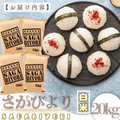 ふるさと納税 大町町 令和7年産『さがびより』白米20kg!(5kg×4袋)特A評価!五つ星お米マイスター厳選!(大町町) |  | 03