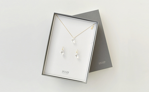 ネックレス・ピアス セット iriser Hikari 【08049】